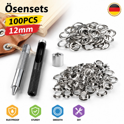 100 set ösen - Ösen, rundösen