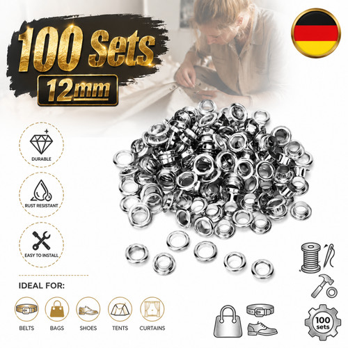 Metallösen set 100tlg mit - set,